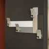 Appendiabiti da parete moderno legno rovere breeze 4 ganci