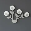 Appendiabiti particolare da parete per ingresso design legno bianco grigio