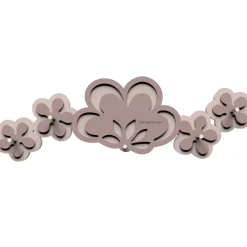 Appendichiavi a parete moderno magnetico legno colore grigio prugna