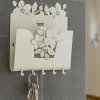 Appendichiavi da muro moderno avorio
