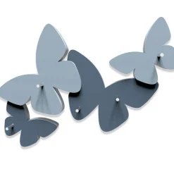 Appendichiavi da parete magnetico farfalle colore carta da zucchero