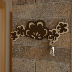 Appendichiavi da parete magnetico moderno legno