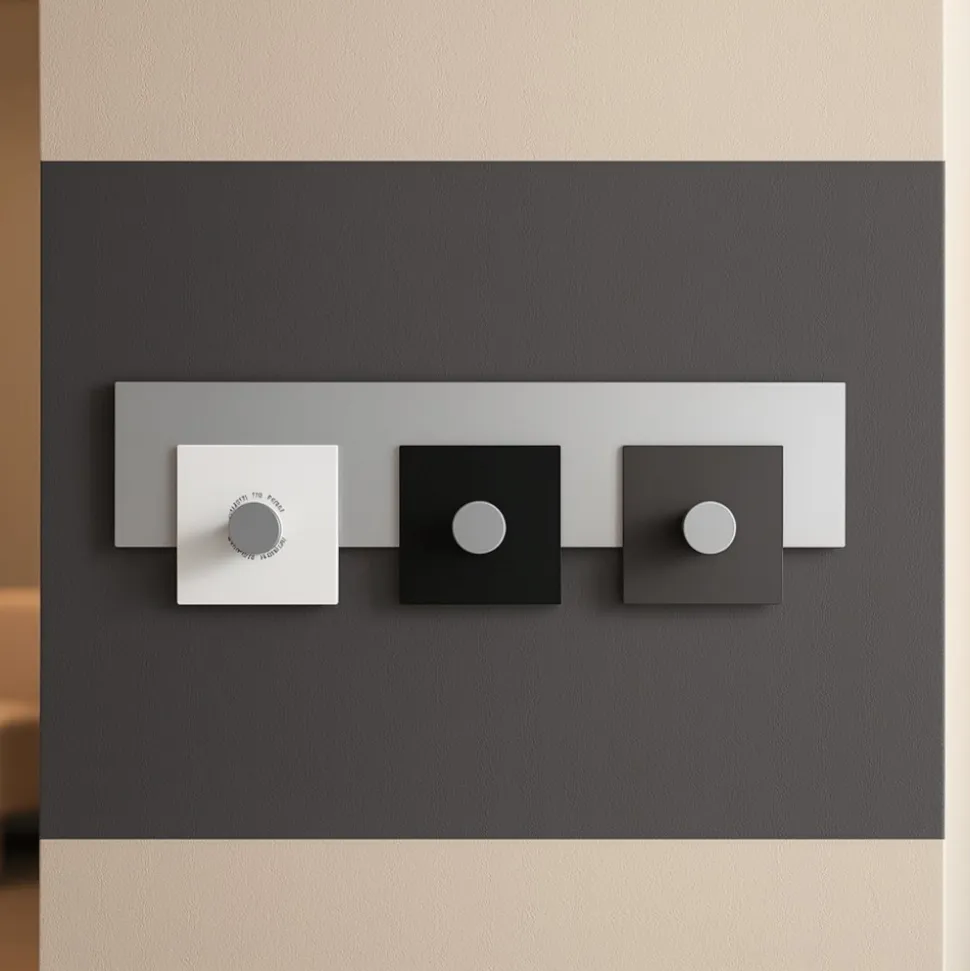 Appendi panni a muro 3 ganci nero bianco grigio