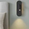 Ap plate ondaluce applique per comodino nera led 3000k orientabile