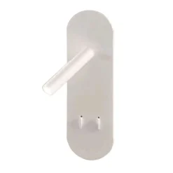 Ap plate ondaluce applique per comodino camera da letto bianca led orientabile