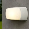 Applique andora bianca top light per esterno anti corrosione ip66