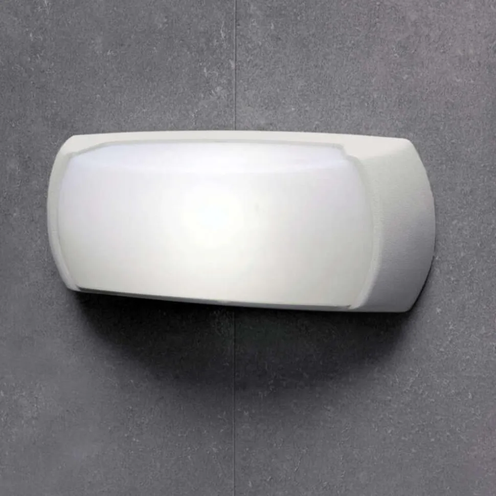 Applique andora bianca top light per esterno anti corrosione ip66