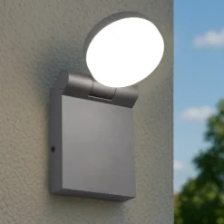 Applique antracite da esterno orientabile led anti corrosione