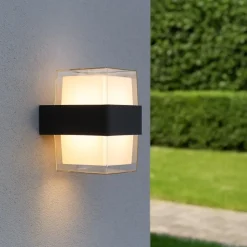 Applique antracite da esterno moderna 9w 3000k