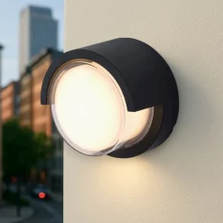 Applique antracite per esterno ip65 led 12w 3000k ip65