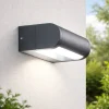 Applique antracite per esterno fabas luce wild led 12w 3000k orientabile