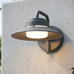 Applique antracite per esterno facciate terrazze alluminio ip44