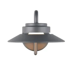 Applique antracite per esterno facciate terrazze alluminio ip44