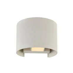 Applique bianca da esterno led 7w 4000k tonda