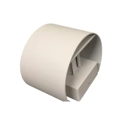 Applique bianca da esterno led 7w 4000k tonda