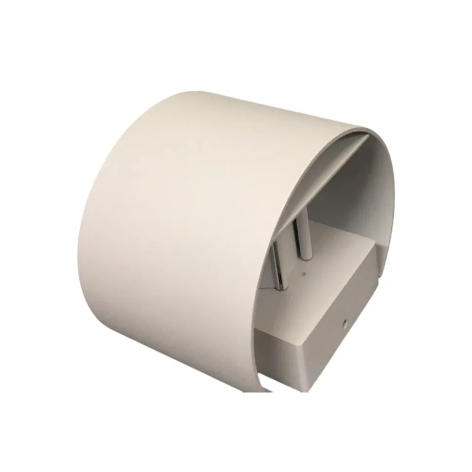 Applique bianca da esterno led 7w 4000k tonda
