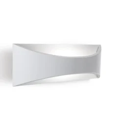 Applique bianca da esterno balcone led 12w 3000k biemissione luce ip65