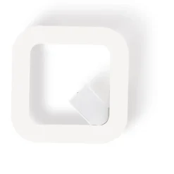 Applique bianca per esterni quadrata led 20w 4000k ip65