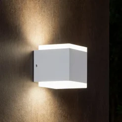 Applique bianca per esterno design moderno led 14w 4000k