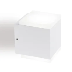 Applique bianca per esterno design moderno led 14w 4000k