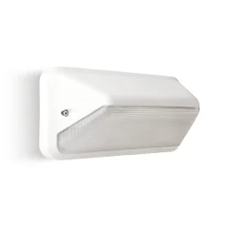 Applique bianca per esterno con sensore crepuscolare di movimento led 7w cct ip66