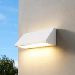 Applique bianca per esterno design moderno led 30w 4000k