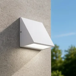 Applique bianca per esterno led 7w 3000k ip65