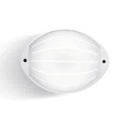 Applique bianca per esterni design ovale led 7w 4000k ip65
