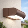 Applique corten per esterno ip65 luce led orientabile 12w 3000k fabas wild