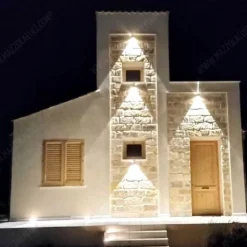 Applique cubo led 6w 3000k antracite isyluce per esterno