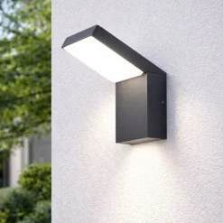 Applique da esterno antracite led 20w 4000k ondaluce ninja