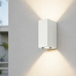 Applique da esterno bianco isyluce squadrato