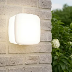 Applique da esterno led 3000k bianca ip65 linea light miniwhite