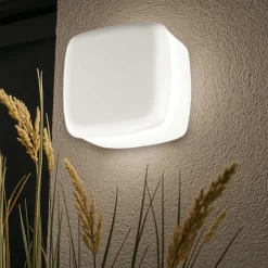 Applique da esterno led 3000k bianca ip65 linea light miniwhite