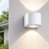 Applique da esterno led 3000k ip65 bianca vision perenz