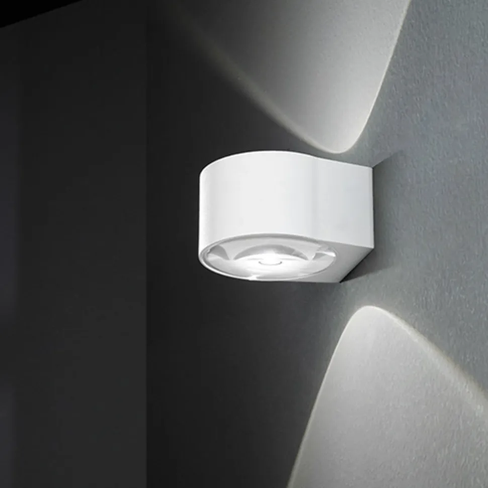 Applique da esterno led 3000k ip65 bianca vision perenz