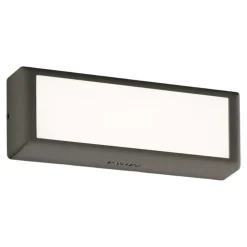 Applique da esterno led 12w 4000k antracite isyluce