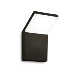Applique da esterno nera ondaluce ninja moderna led 20w 4000k ip65