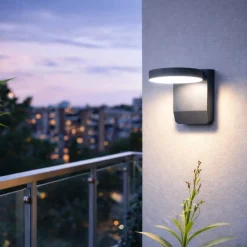 Applique da esterno orientabile antracite led 4000k ondaluce zenga ip65
