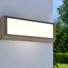 Applique da esterno rettangolare led 12w 3000k antracite isyluce