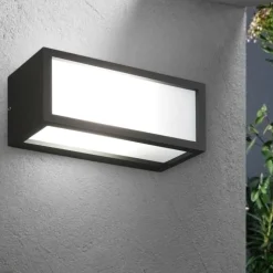 Applique da esterno rettangolare r7s antracite isyluce