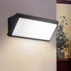 Applique da esterno 12w 4000k anti corrosione antracite isyluce