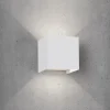 Applique 20w 4000k cubo xl da esterno bianco led moderna
