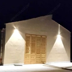 Applique 20w 4000k cubo xl da esterno bianco led moderna