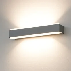Applique antracite led 18w 3000k 4000k top light bios dm