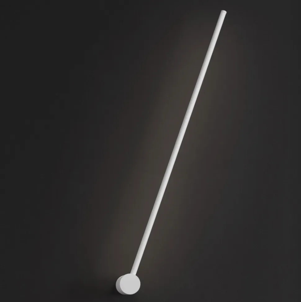 Applique bacchetta moderna bianca led 23w 3000k per interni