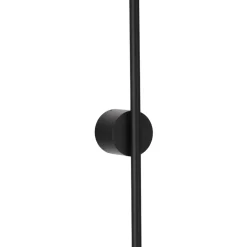 Applique bacchetta moderna led 15w nera 90 cm 3000k