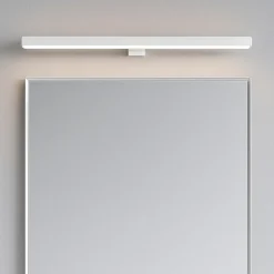 Applique bagni bianco per specchio fissaggio clip 18w 3000k