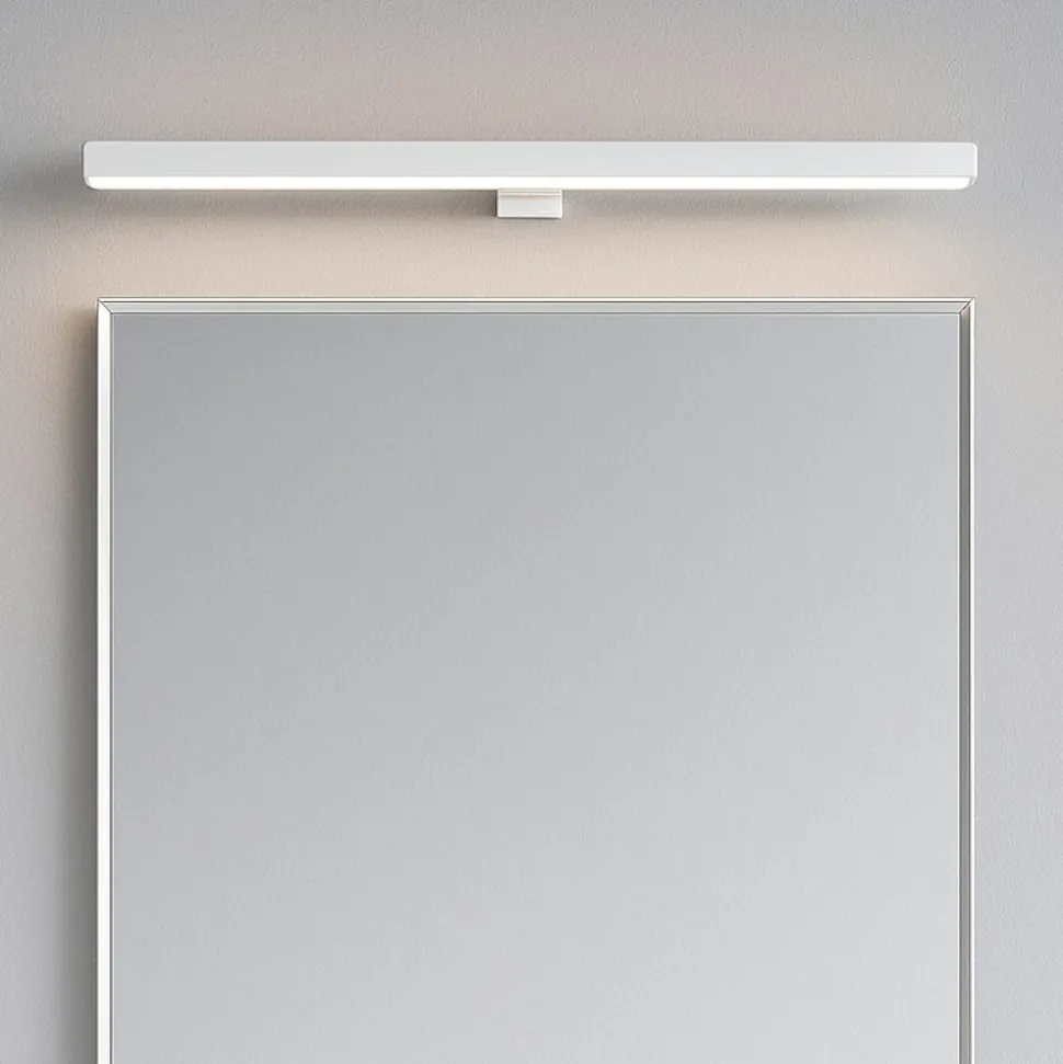Applique bagni bianco per specchio fissaggio clip 18w 3000k
