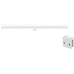 Applique bagni bianco per specchio fissaggio clip 18w 3000k